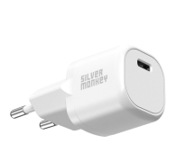Silver Monkey Mini Ładowarka sieciowa PD 20W (USB-C) Biała - 1131249 - zdjęcie 2